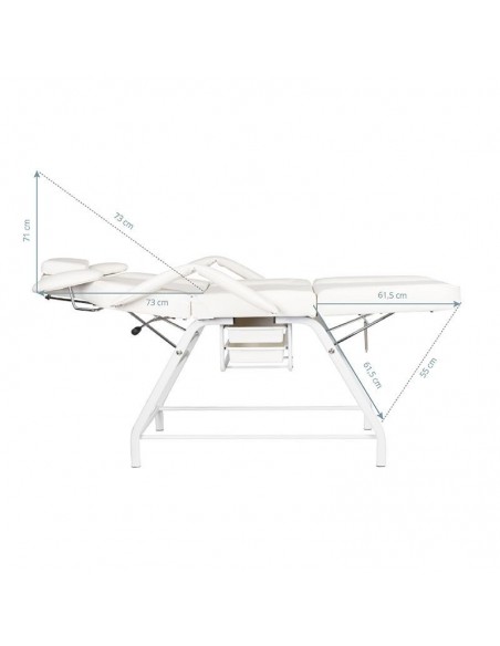 GRAY IVETTE EYELASH TREATMENT CHAIR