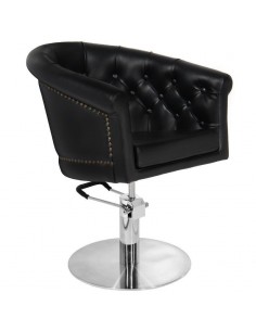 GABBIANO HAIRDRESSING CHAIR LONDON BLACK