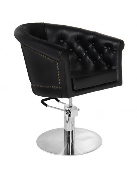 GABBIANO HAIRDRESSING CHAIR LONDON BLACK