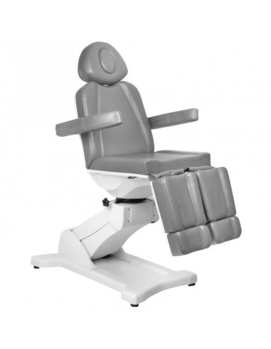 COSMETIC ELECTRIC CHAIR. AZZURRO 869AS 5 MOTOR ROTARY PEDI. GRAY