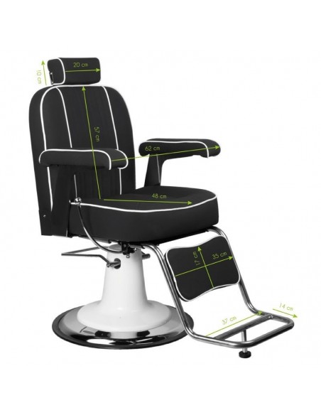 GABBIANO BARBER CHAIR AMADEO BLACK