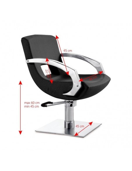 GABBIANO HAIRDRESSING CHAIR Q-3111 BLACK