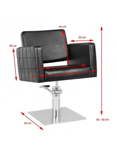 GABBIANO HAIRDRESSING CHAIR ANKARA BLACK