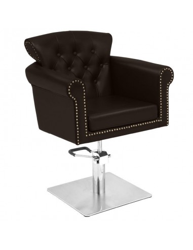 GABBIANO HAIRDRESSING CHAIR BERLIN BROWN