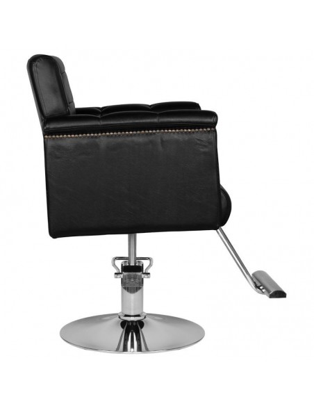 HAIR SYSTEM HAIRDRESSING CHAIR HS48 BLACK