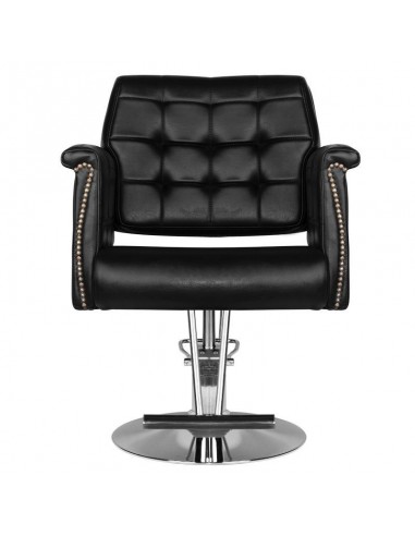HAIR SYSTEM HAIRDRESSING CHAIR HS48 BLACK