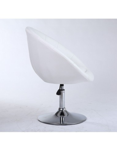 Bellafurniture White Salon Chair BFHC8516. White Chair for hairdressers and beauty salon. Stylish beauty salon chairs.