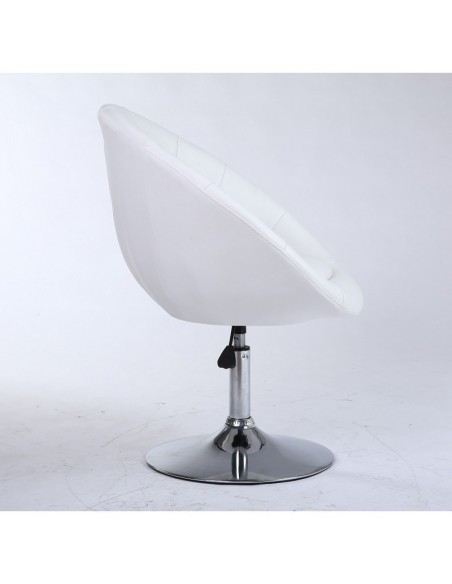 Bellafurniture White Salon Chair BFHC8516. White Chair for hairdressers and beauty salon. Stylish beauty salon chairs.