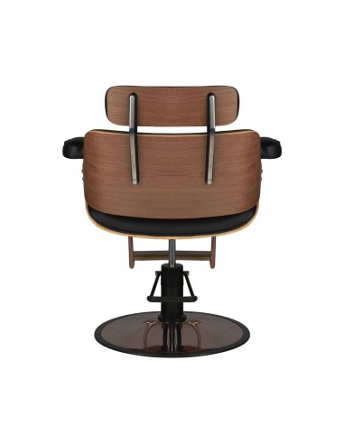 GABBIANO HAIRDRESSING CHAIR FLORENCE BLACK WALNUT