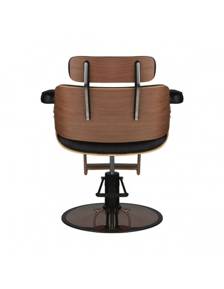 GABBIANO HAIRDRESSING CHAIR FLORENCE BLACK WALNUT