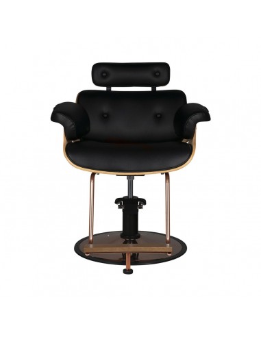 GABBIANO HAIRDRESSING CHAIR FLORENCE BLACK WALNUT