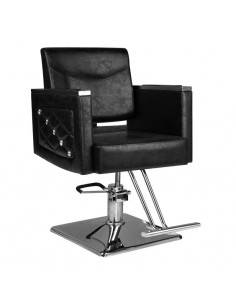 HAIR SYSTEM HAIRDRESSING CHAIR SM363 BLACK