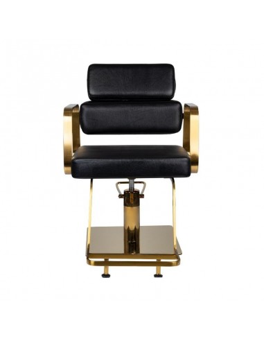 GABBIANO HAIRDRESSING CHAIR PORTO GOLD BLACK