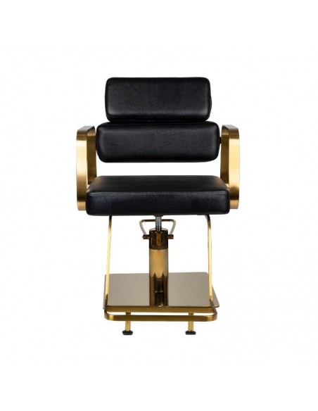 GABBIANO HAIRDRESSING CHAIR PORTO GOLD BLACK