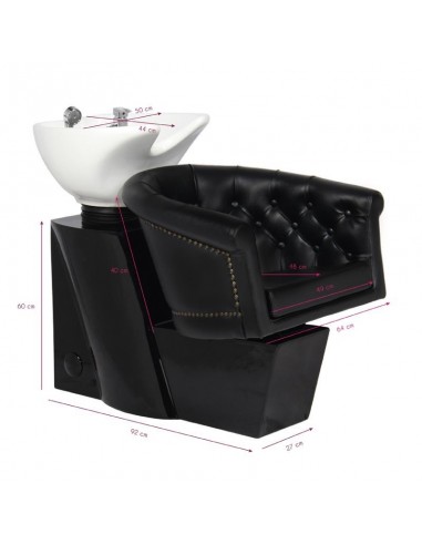 GABBIANO HAIR WASH UNIT LONDON BLACK