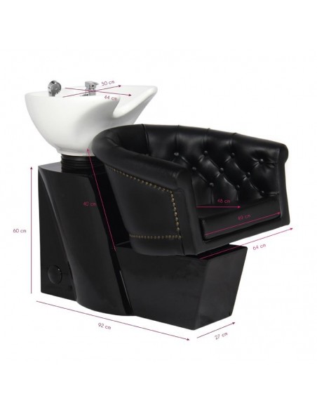 GABBIANO HAIR WASH UNIT LONDON BLACK