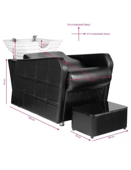 HAIR SYSTEM HSB07 BLACK HAIR WASH