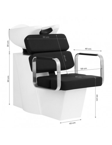 GABBIANO PORTO HAIR WASH UNIT BLACK ANT