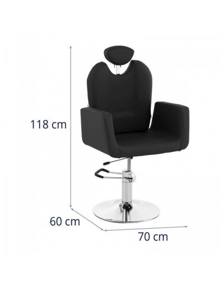 HAIRDRESSING CHAIR PHYSA 10040543 LIVORNO BLACK