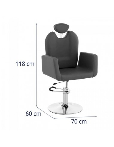 HAIRDRESSING CHAIR PHYSA 10040542 LIVORNO GRAY