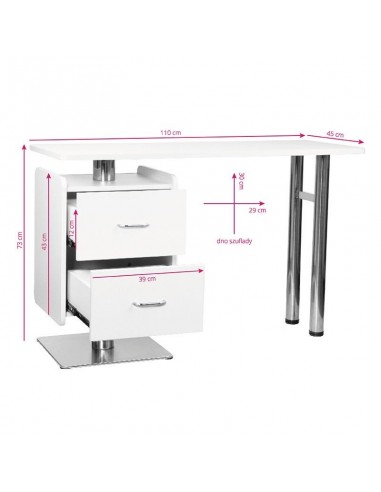 Cosmetic desk 6543 with absorber