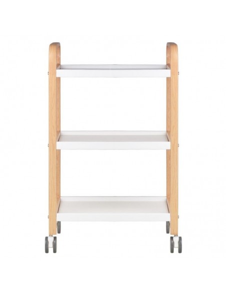 Cosmetic helper table HS-09 wood - white