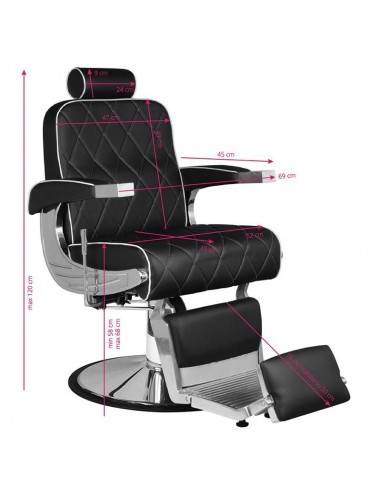 HAIR SYSTEM BARBER CHAIR ROYAL X BLACK