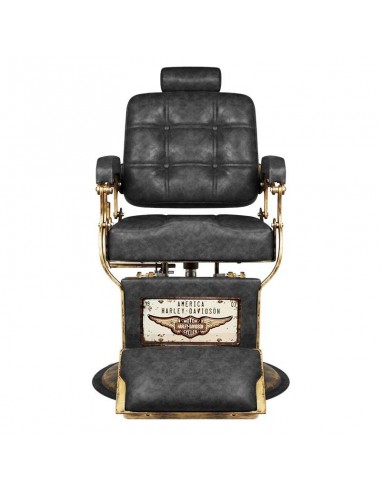 GABBIANO BARBER CHAIRBOSS BOSS OLD LEATHER BLACK