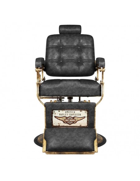 GABBIANO BARBER CHAIRBOSS BOSS OLD LEATHER BLACK