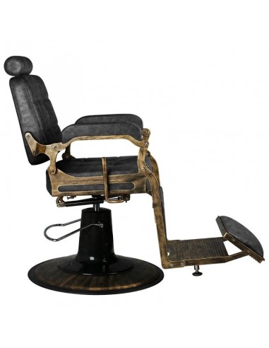 GABBIANO BARBER CHAIRBOSS BOSS OLD LEATHER BLACK