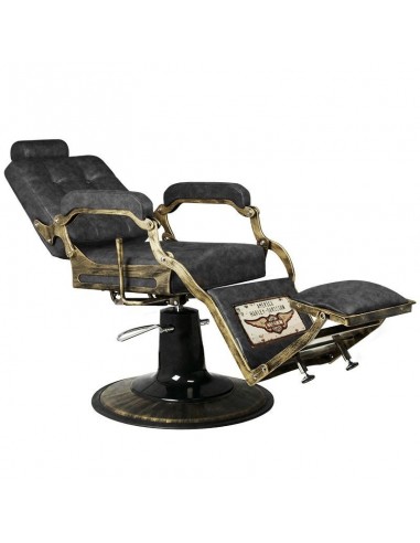 GABBIANO BARBER CHAIRBOSS BOSS OLD LEATHER BLACK