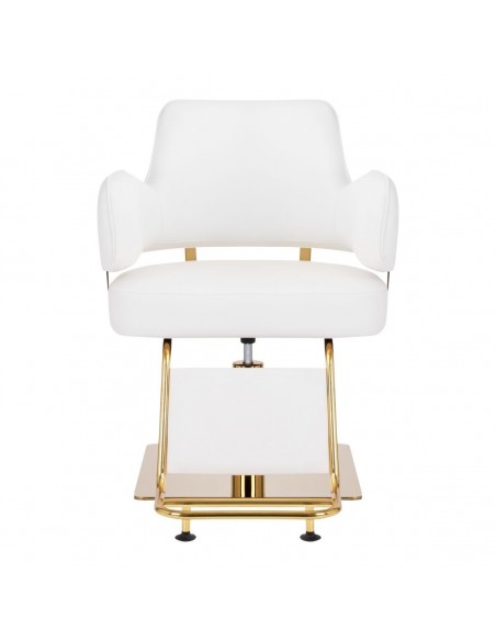 GABBIANO HAIRDRESSING CHAIR LINZ GOLDEN WHITE