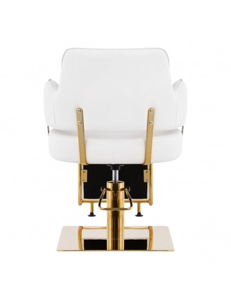 GABBIANO HAIRDRESSING CHAIR LINZ GOLDEN WHITE