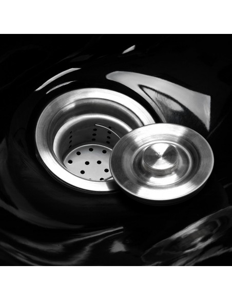 GABBIANO WASHBASINS LILIE GOLDEN BLACK