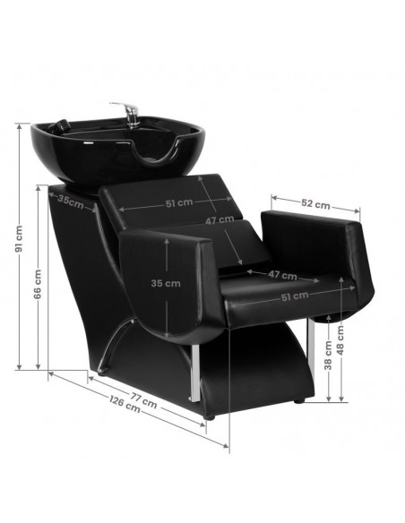 GABBIANO HAIRDRESSING CAR WASH SANDTIAGO BLACK