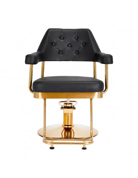 GABBIANO HAIRDRESSING CHAIR GRANADA GOLD BLACK