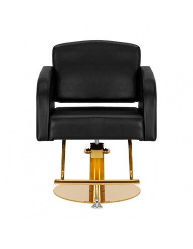 GABBIANO HAIRDRESSING CHAIR TURIN GOLD BLACK