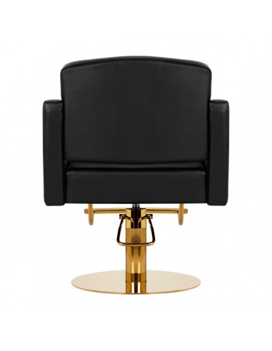 GABBIANO HAIRDRESSING CHAIR TURIN GOLD BLACK
