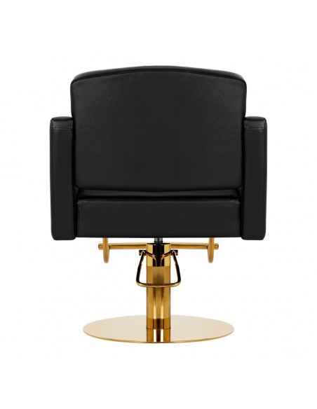 GABBIANO HAIRDRESSING CHAIR TURIN GOLD BLACK