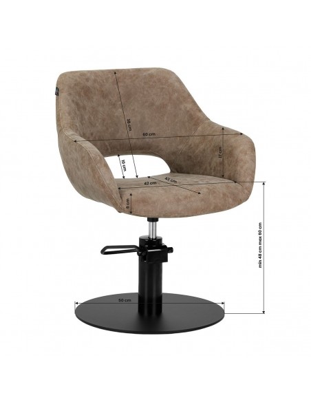 GABBIANO SEVILLA OLD BROWN HAIRDRESSING CHAIR