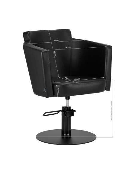 GABBIANO ROMA HAIRDRESSING CHAIR BLACK