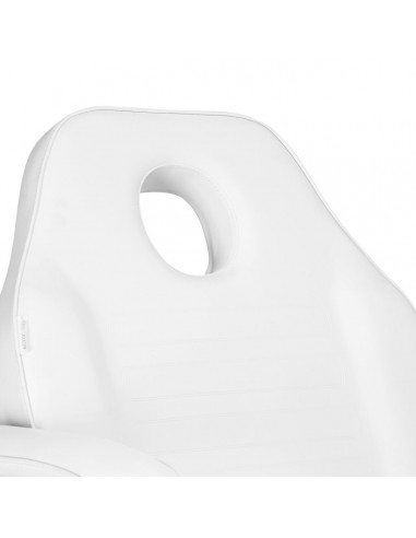 557G COSMETIC CHAIR WITH GOLD AND WHITE COUVETTES