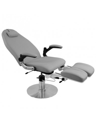 AZZURRO 713A HYDRAULIC PODIATRY CHAIR GRAY