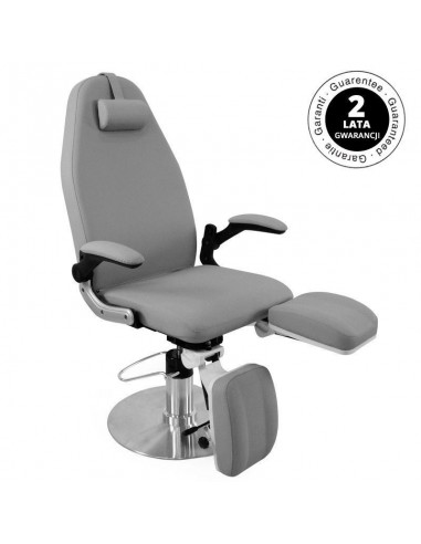 AZZURRO 713A HYDRAULIC PODIATRY CHAIR GRAY