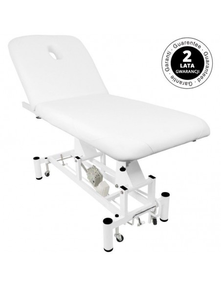 ELECTRIC LOUNGER FOR MASSAGE AZZURRO 684 1 MOTOR WHITE
