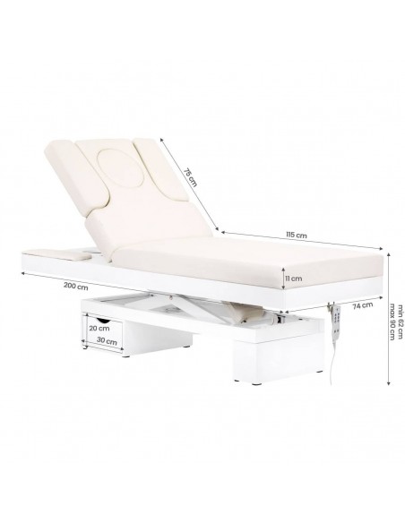 SPA BEAUTY LOUNGER AZZURRO 815B GLOWING WHITE