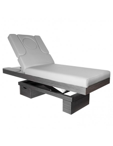 SPA BEAUTY LOUNGER AZZURRO 815B GLOWING GRAY WOOD HEATED