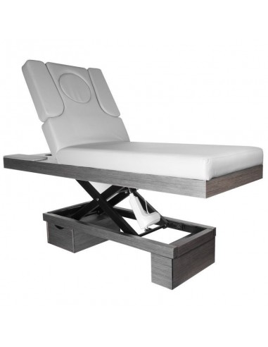 SPA BEAUTY LOUNGER AZZURRO 815B GLOWING GRAY WOOD HEATED