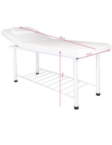 BEAUTY LOUNGER BASIC MASSAGE COUCH WHITE 812