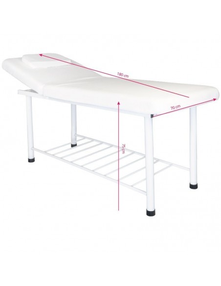 BEAUTY LOUNGER BASIC MASSAGE COUCH WHITE 812